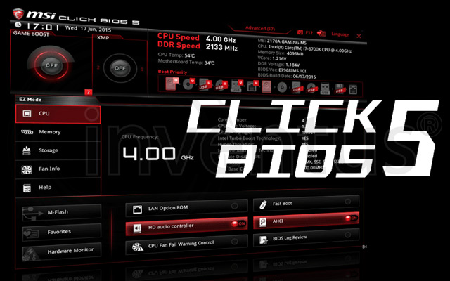 Msi click bios 5