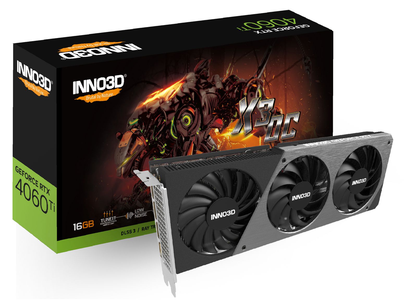 INNO3D GEFORCE RTX 4060 Ti 16GB X3 OC Ekran Kartı - Inventus