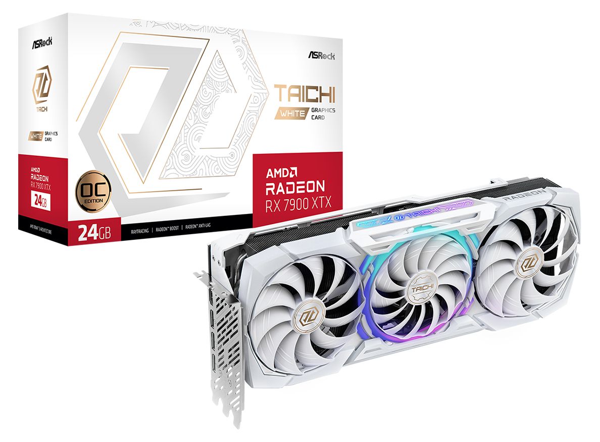 ASROCK AMD Radeon RX 7900 XTX Taichi White 24GB OC ekran kartı