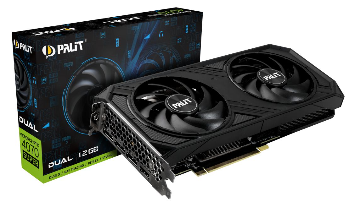 PALIT GeForce RTX 4070 SUPER Dual ekran kartı - inventus