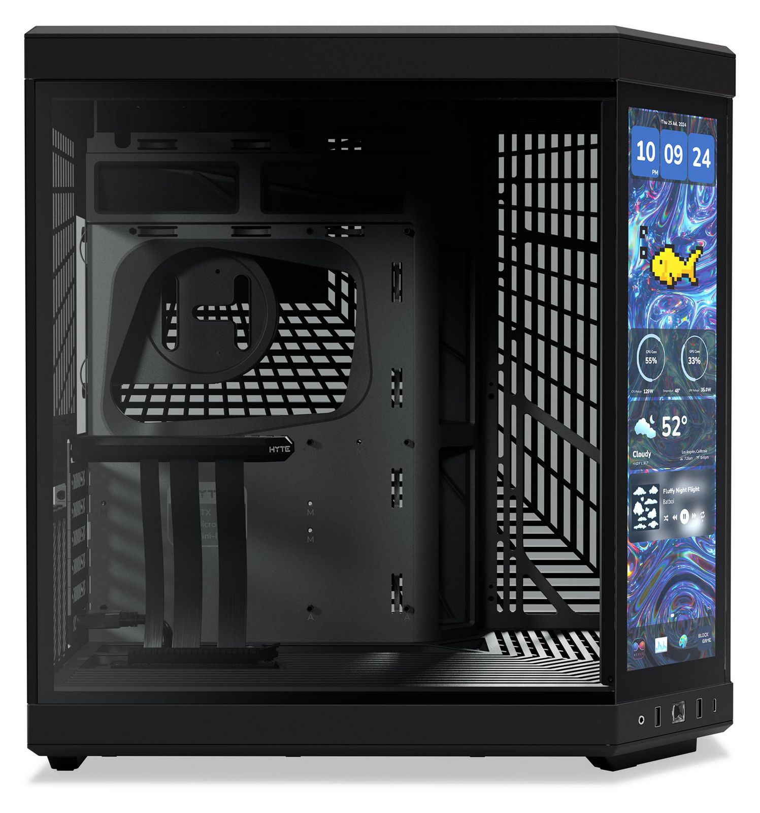 HYTE Y70 Touch Pitch Black kasa - inventus