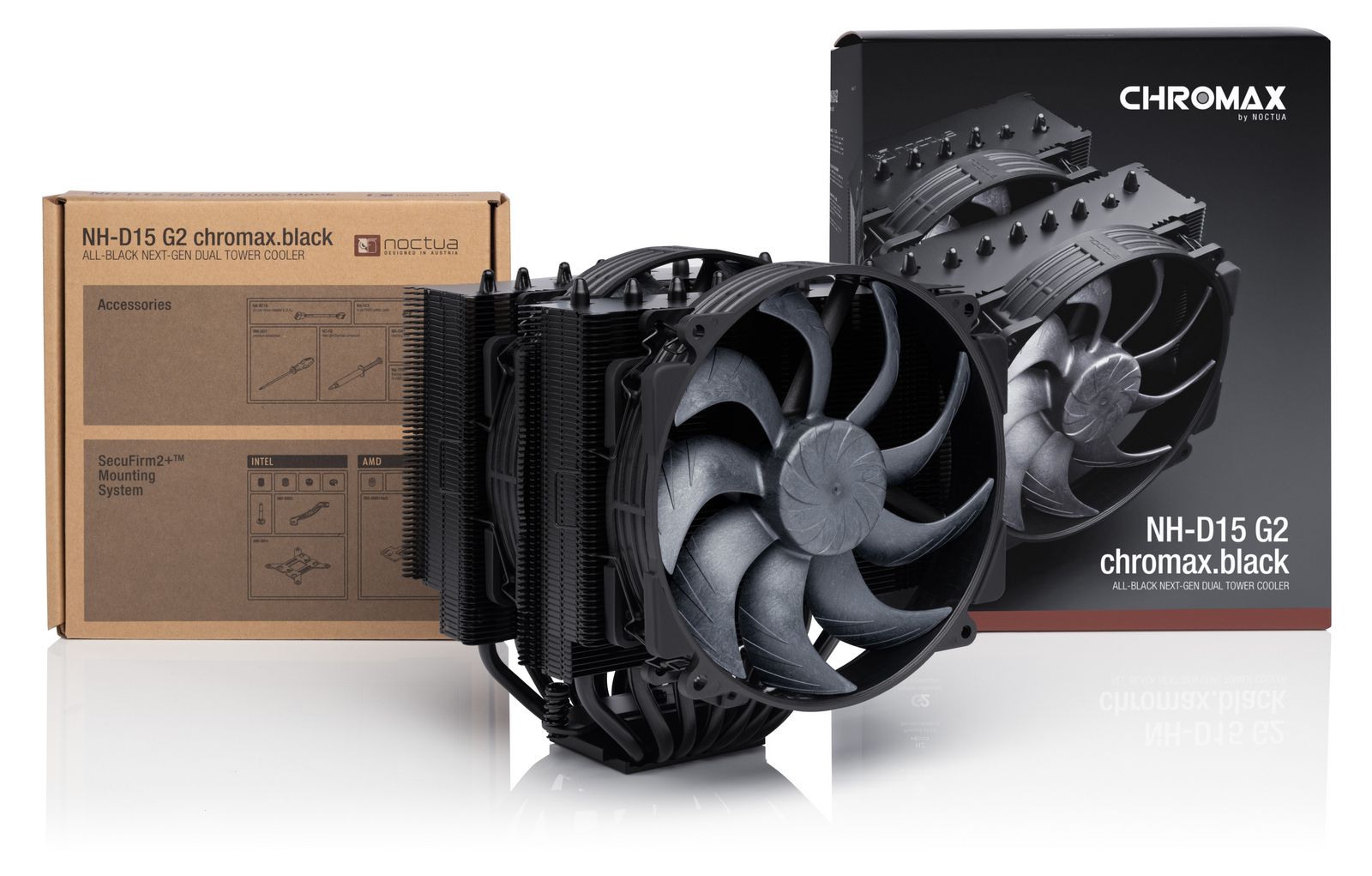 NOCTUA NH-D15 chromax.black + おまけ付き Noctua NH-D15 chromax.black CPU Cooler