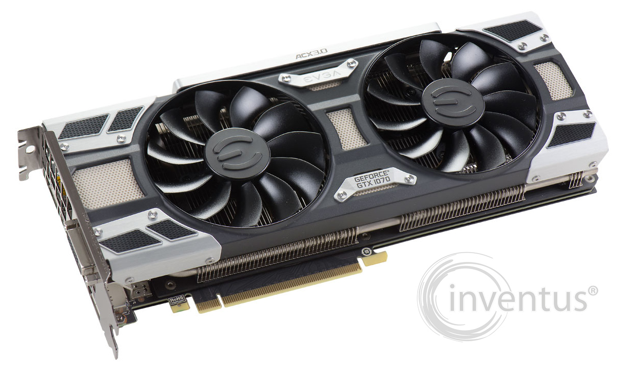 EVGA GeForce GTX1070 SC 8GB【訳あり・ジャンク】 EVGA GTX 1070 SC GAMING ACX 3.0 ekran kartı - inventus