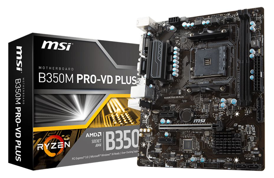 Msi b350m pro vd plus какие процессоры поддерживает