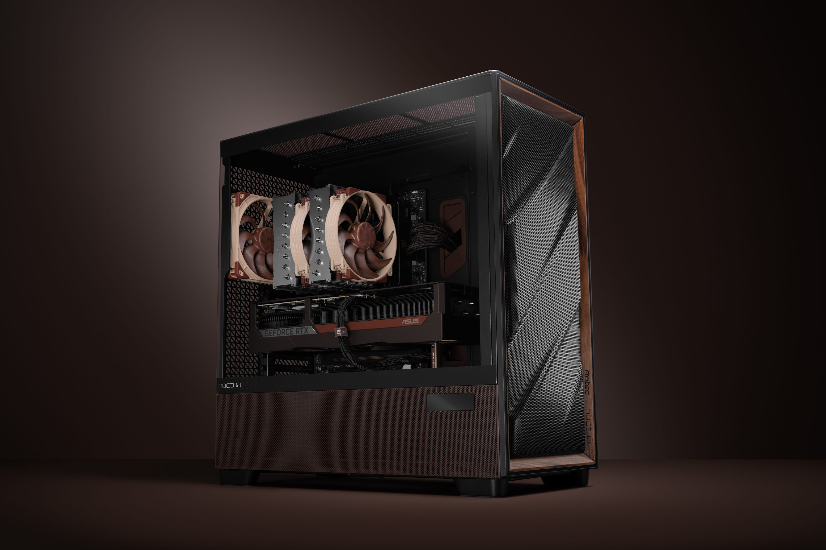 High-quality PC case with Noctua components